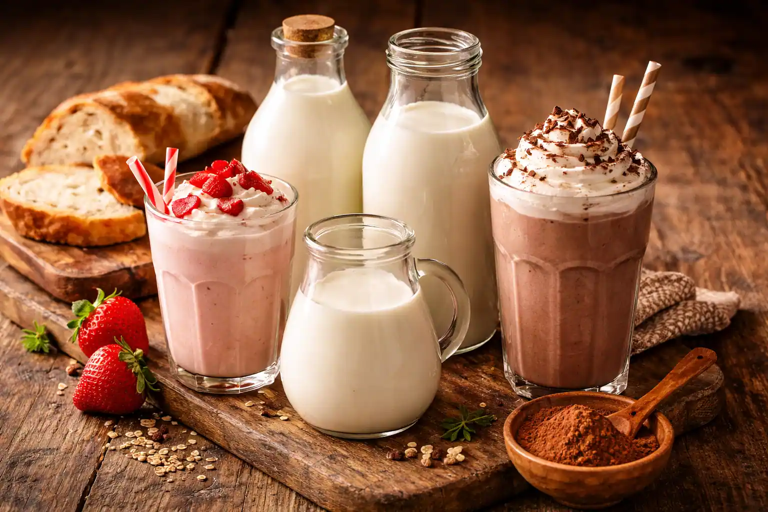 Leche, nata y batidos