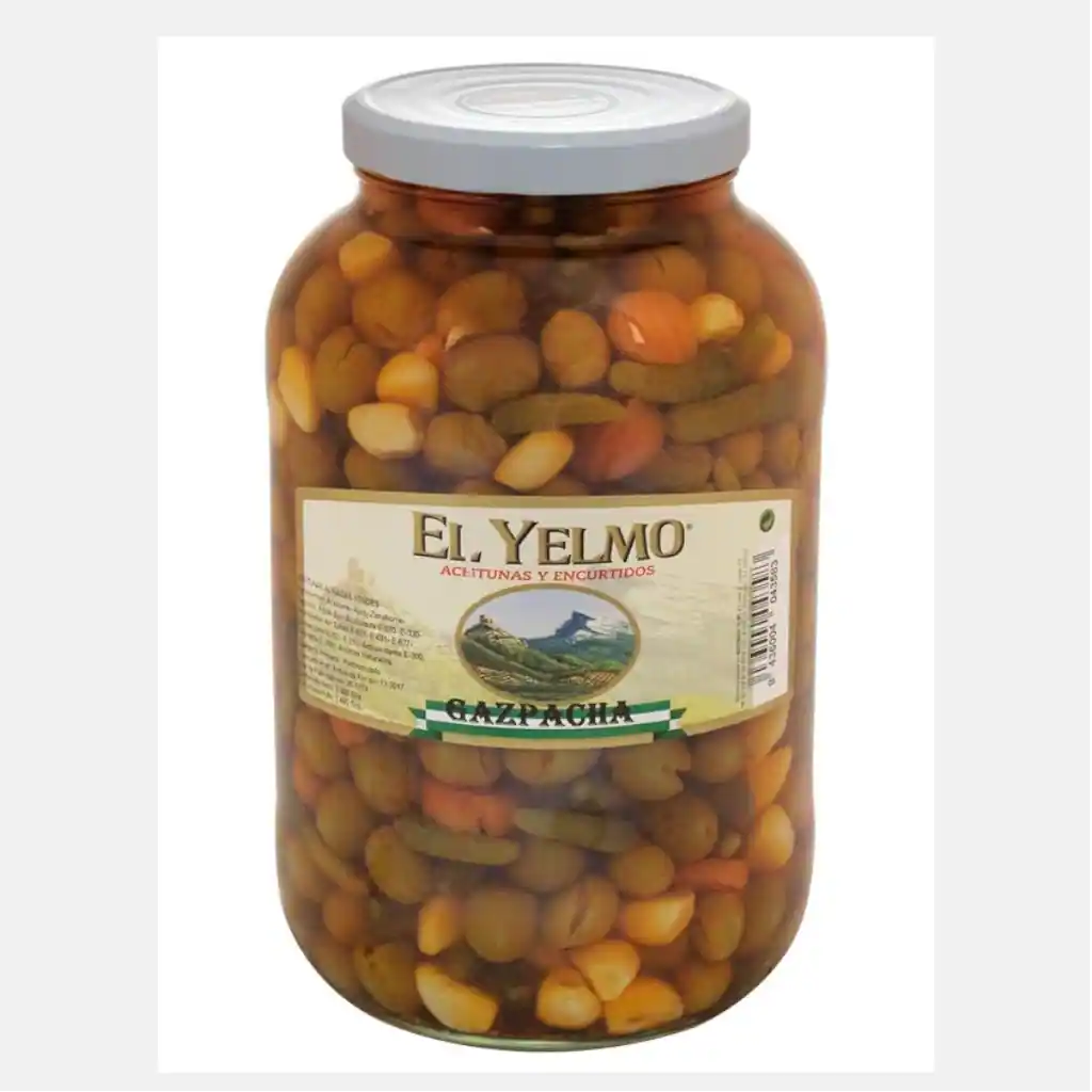 Aceitunas Aliñadas Gazpachas 3 KG Tarro