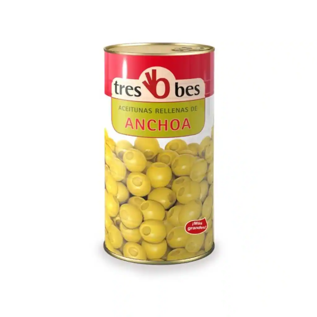 Aceitunas Rellenas Tres Bes 300 Grs
