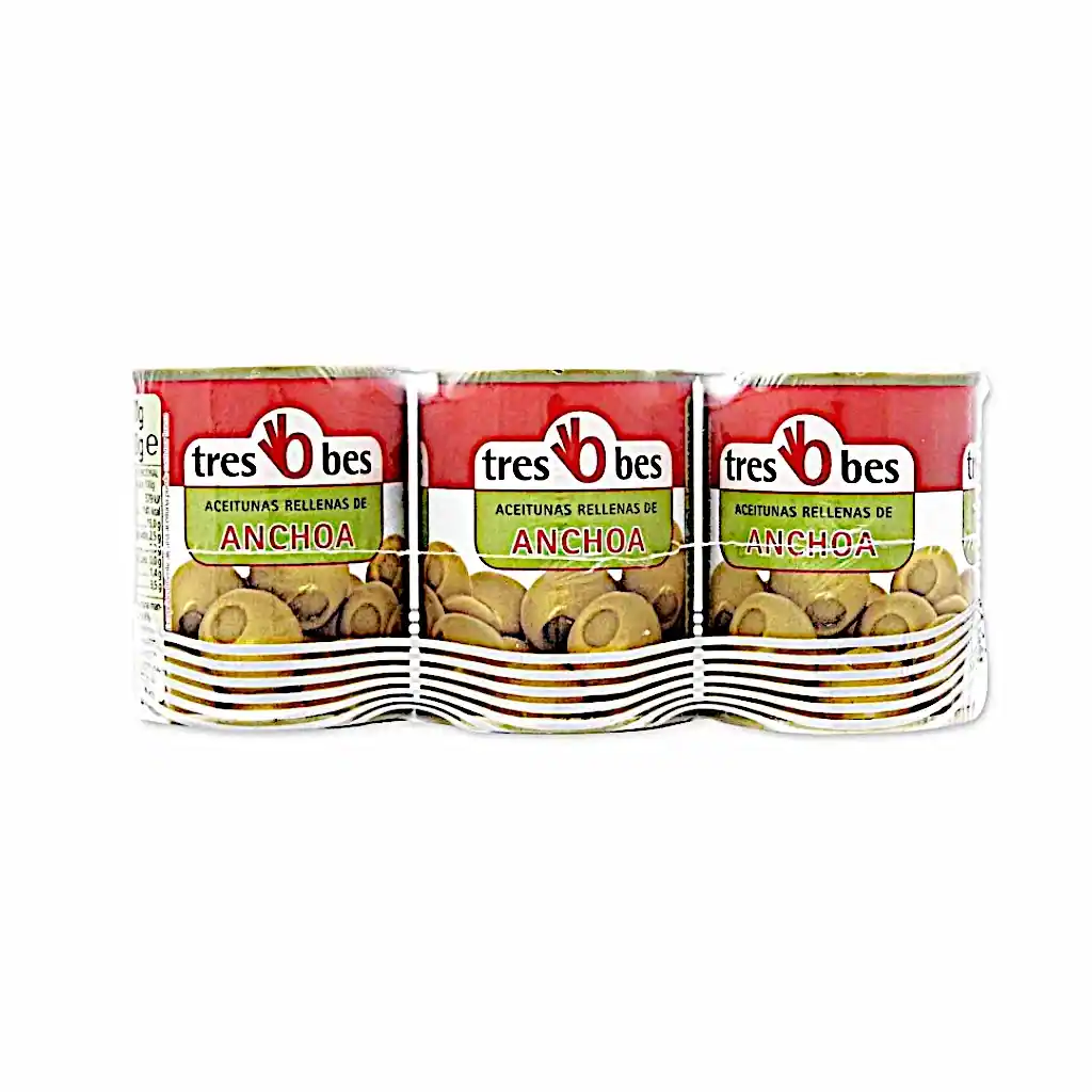 Mini Bar Rellenas Tres Bes Pack 3 Aceitu