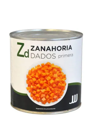 Zanahoria Cubos Jjj 3 KG Dados Lata