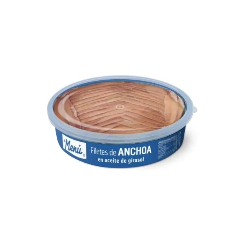 Anchoas Menu 100 Filetes 670gr A.girasol