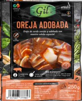 Oreja Adobada Gil Vacío Alimentac 250 g