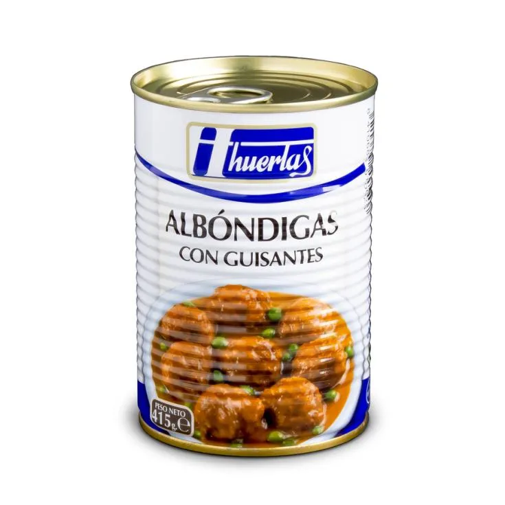 Albóndigas con Guisantes Huertas 415 g
