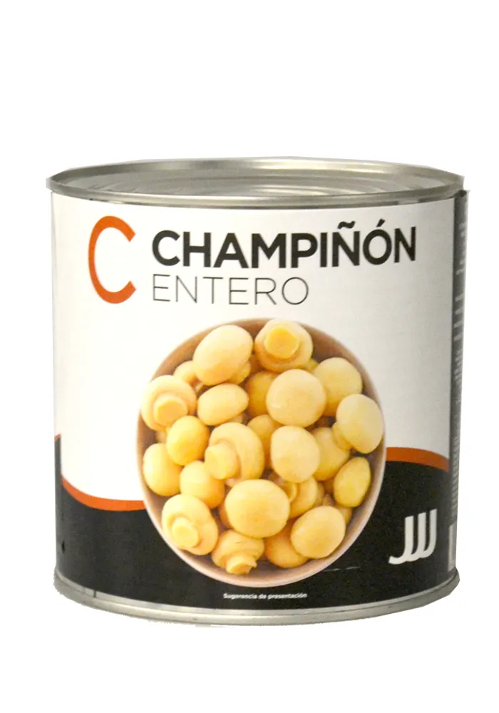 Champiñón Entero Jjj Extra en Lata 3 kg