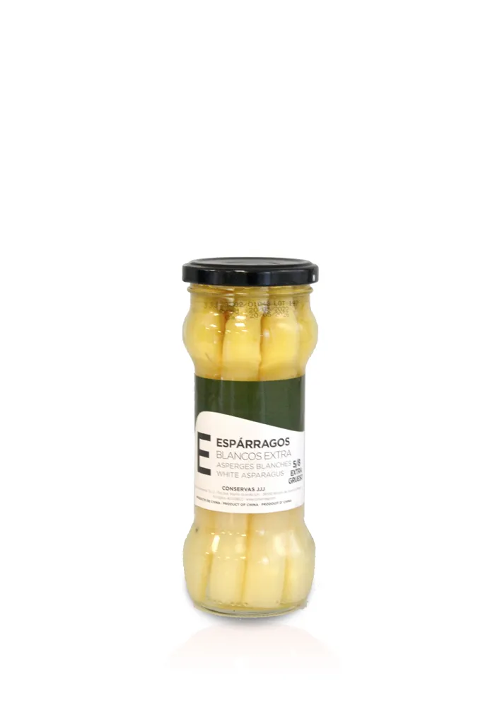 Espárragos en Tarro Jjj 5/9 370gr Cristal