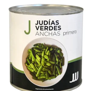 Judías Verdes Anchas Jjj en Lata 3 kg