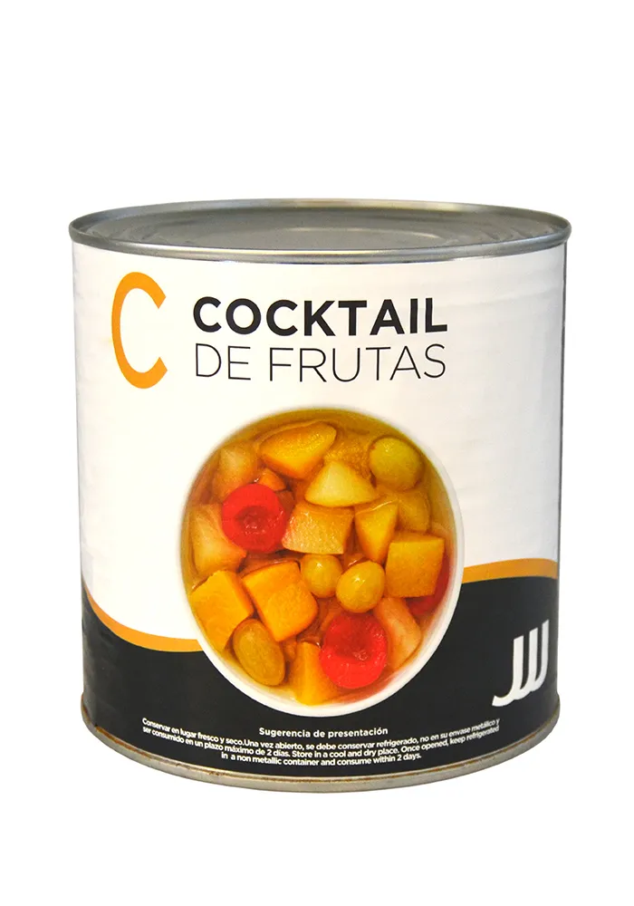 Coctel de Frutas Jjj en Lata de Almíbar 3 kg