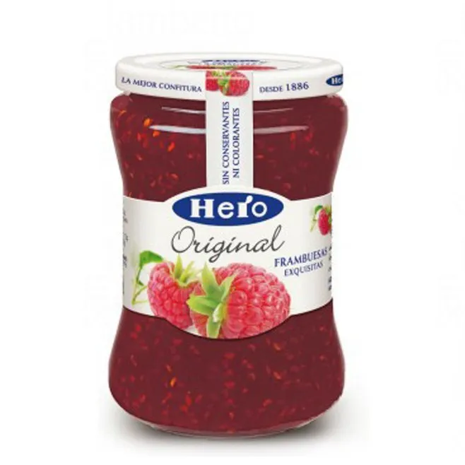 Confitura Hero Frambuesa Cristal 340 g