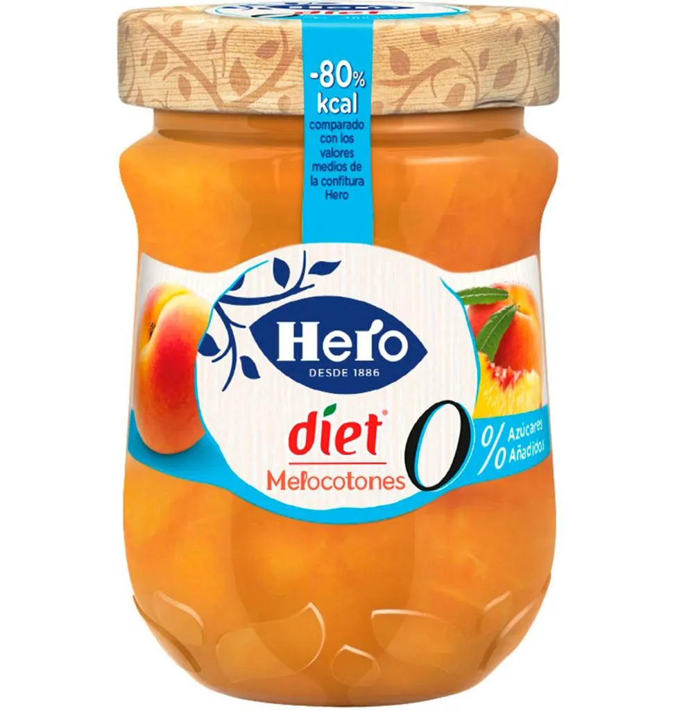 Confitura Hero Diet Melocotón 275 g