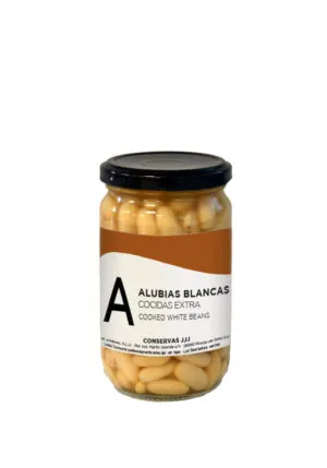 Alubias Blanca Jjj en Tarro Cristal 290 g