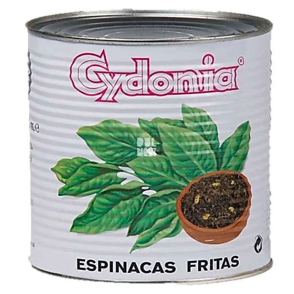 Espinacas Fritas Cydonia en Lata 3 kg