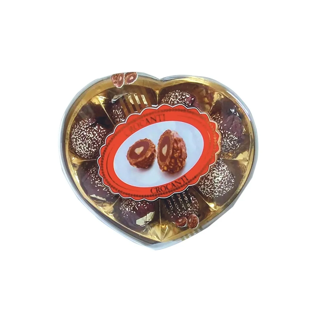 Bombon Corazon Crocanti Moreno 150 g
