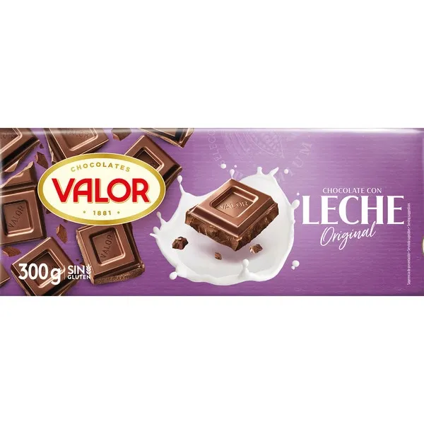Valor Con Leche 300 Grs Pastilla