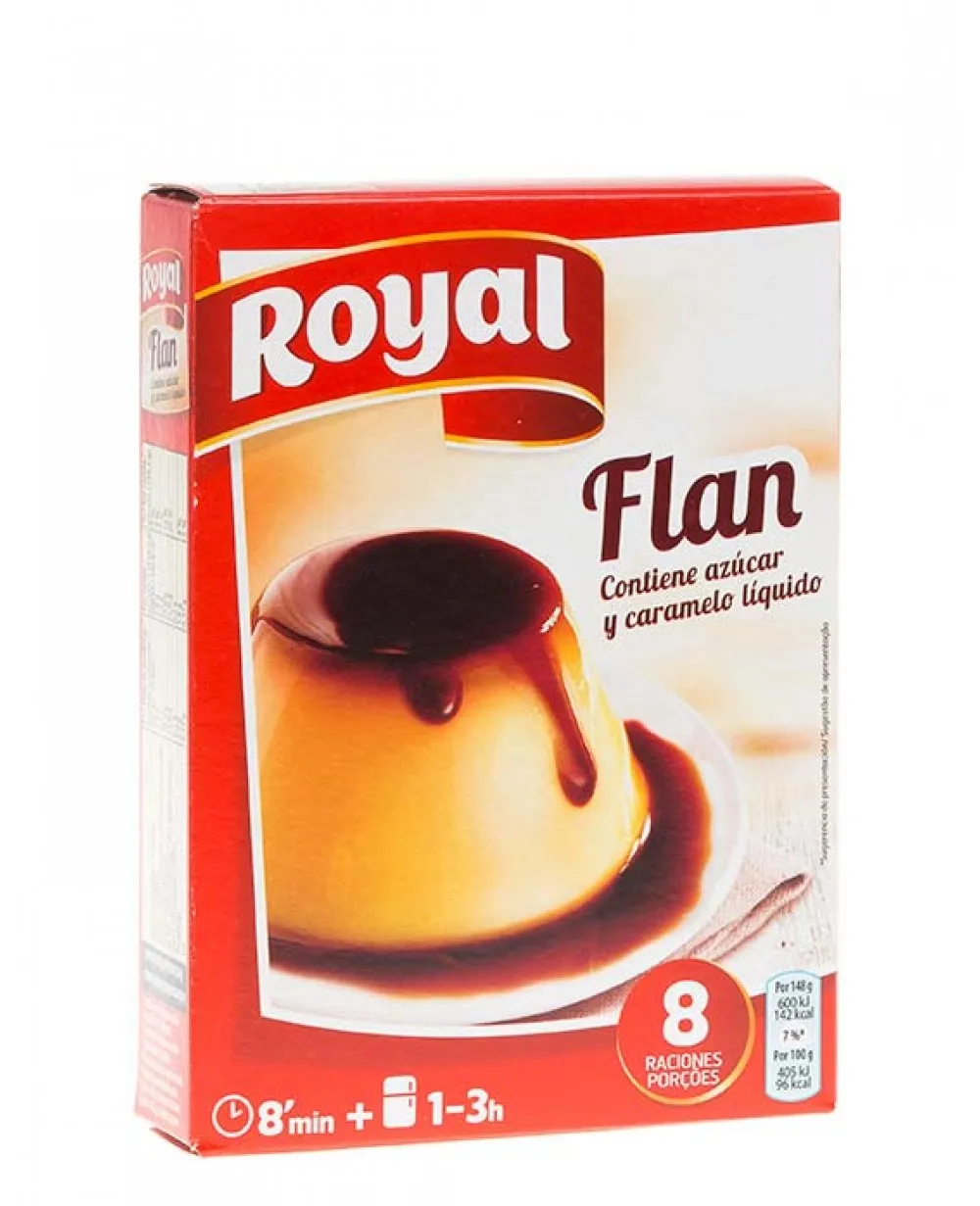 Flan Royal-azúcar 8 Flanes