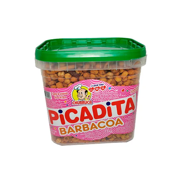 Cubo 1.5 KG Frutos Secos Barbacoa Churru