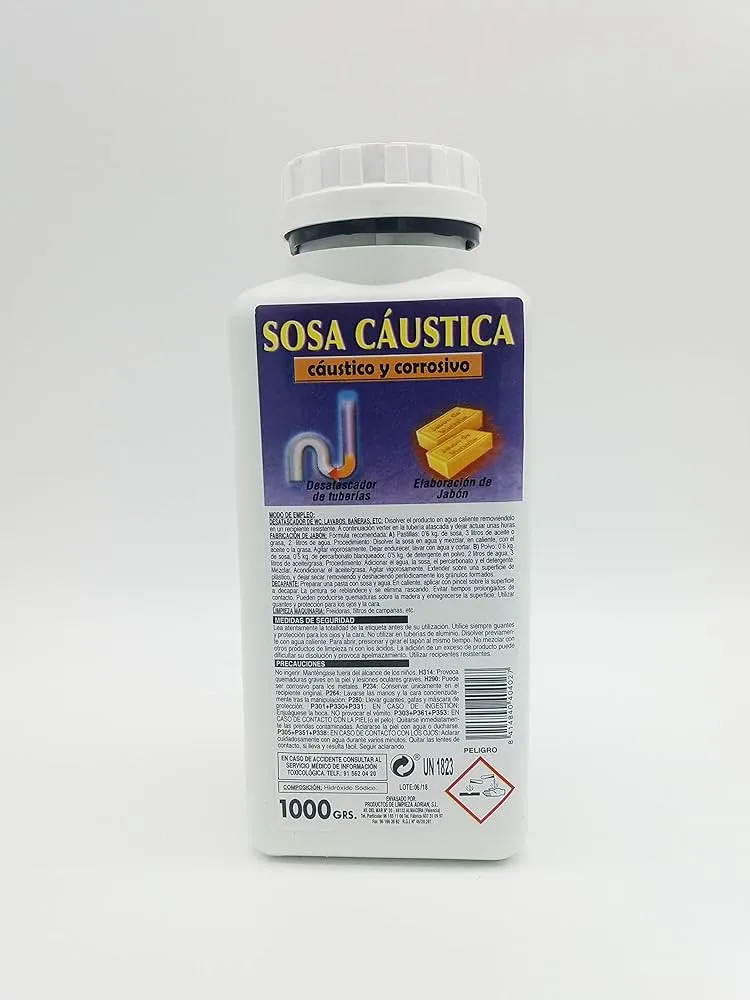Sosa Caustica 1 kg