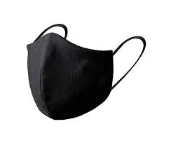 Mascarillas Adulto Reutilizable Negra - Marca Blanca