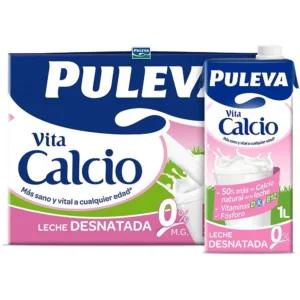 Leche Puleva Calcio Desnatada en Brik x6 1L