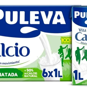Leche Puleva Calcio Semi en Brik 1 L (pack de 6)