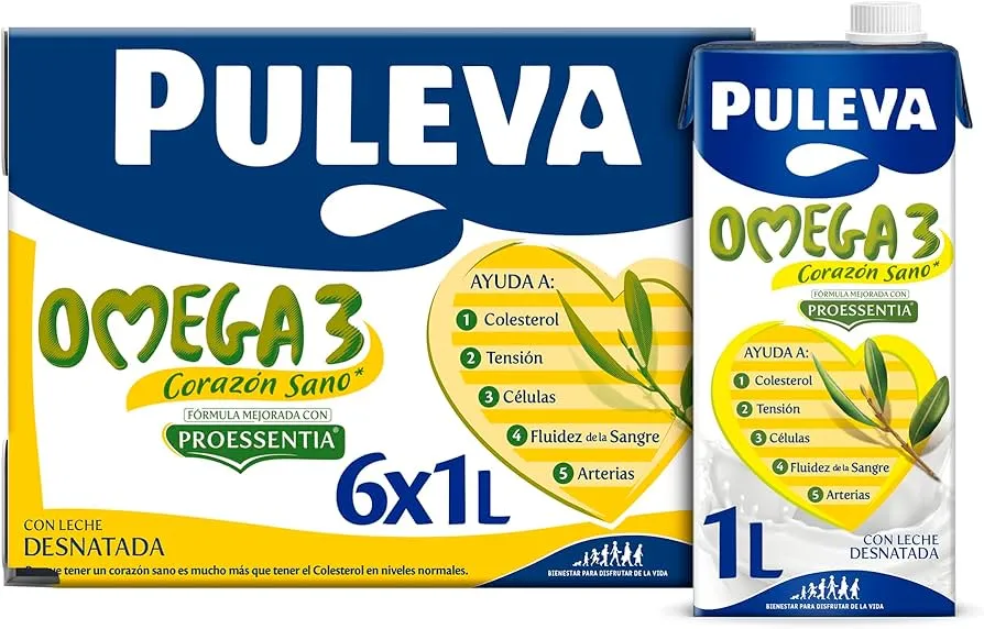 Leche Puleva Omega 3 en Brik 1 L