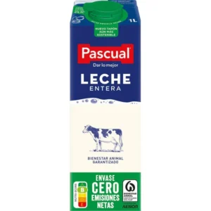 Leche Pascual Entera en Brik pack 6 x 1 l