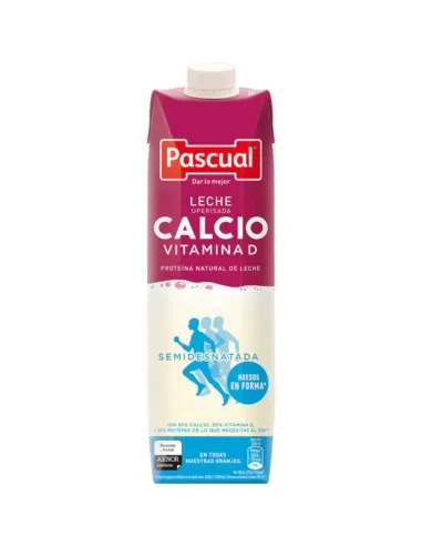 Leche Pascual Calcio Semi en Brik 1 l