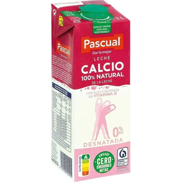 Leche Pascual Calcio Desnat Brik