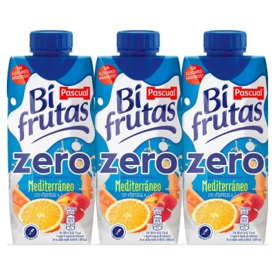 Bifrutas Zero de Pascual en formato 3x330ml