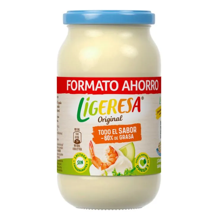 Mayonesa Ligeresa 425 Grs en Tarro Cristal
