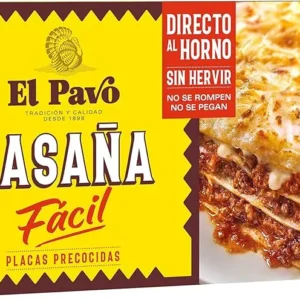 Lasaña El Pavo Instant 18 Placas