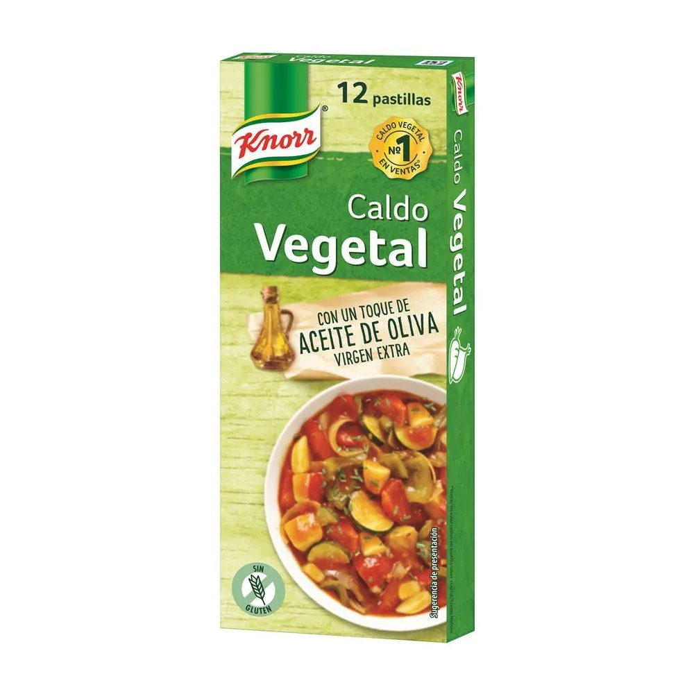 Caldo Vegetal Knorr 12 Pllas