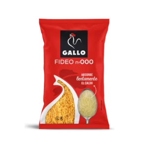 Fideos Gallo 000 en pack 1/4