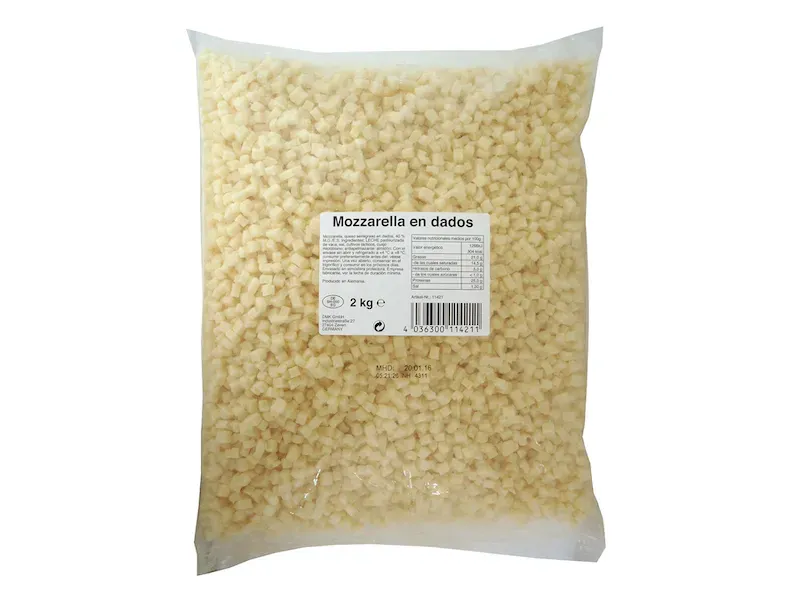 Mozzarella Pura Bianca Pro Tacos 2 KG BO