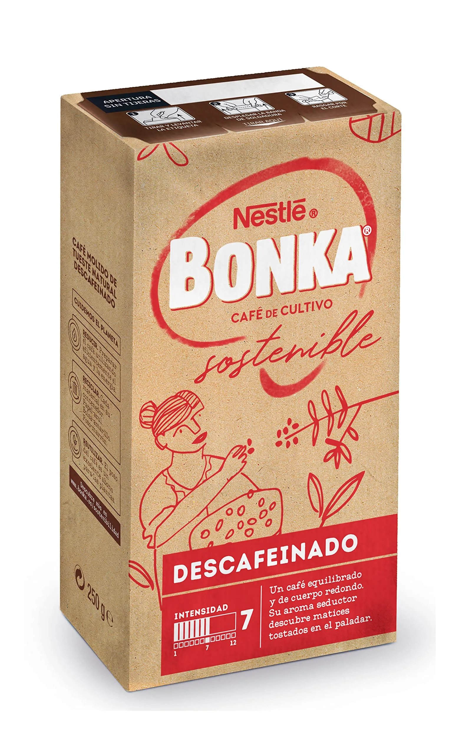 Café Bonka Descafeinado 1/4