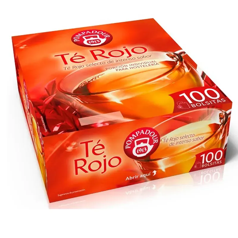 Te Rojo Pompadour 100 Sobres