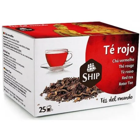 Te Rojo Ship Estuche 25 Sobres