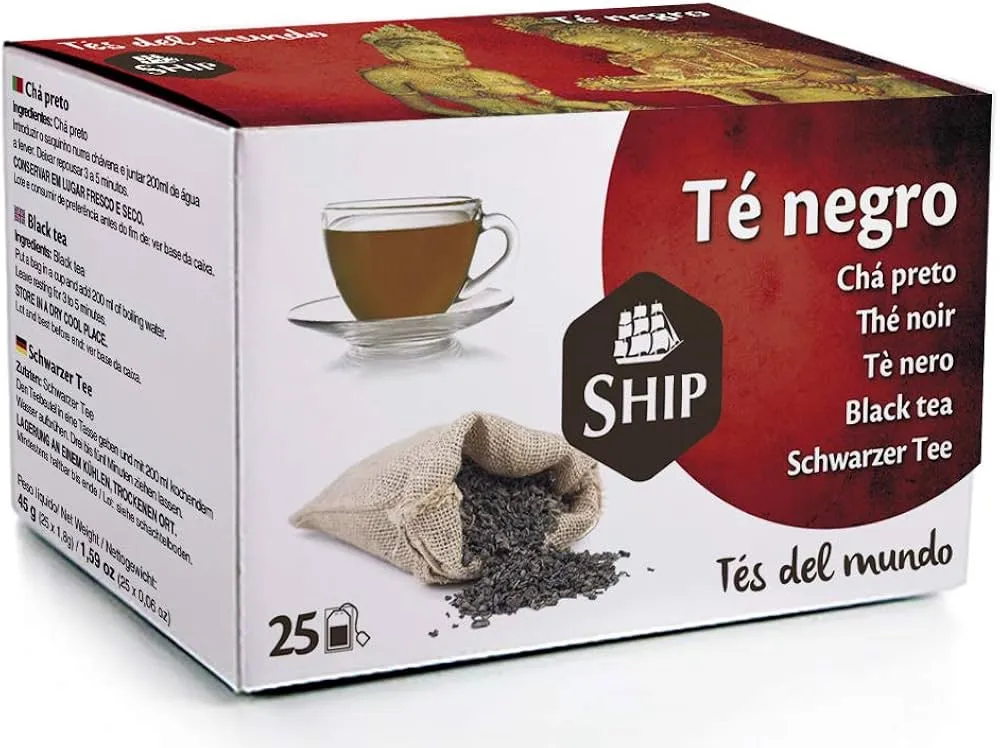Te Negro Ship Estuche 25 Sobres
