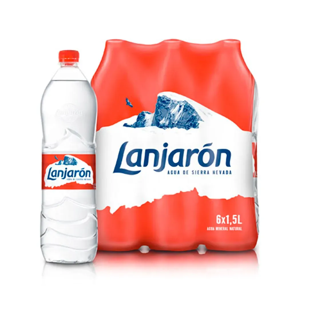 Agua Lanjaron 1,5 L en pack de 6