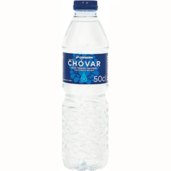 Agua Chovar 1/2 L en pack de 12 Botellas