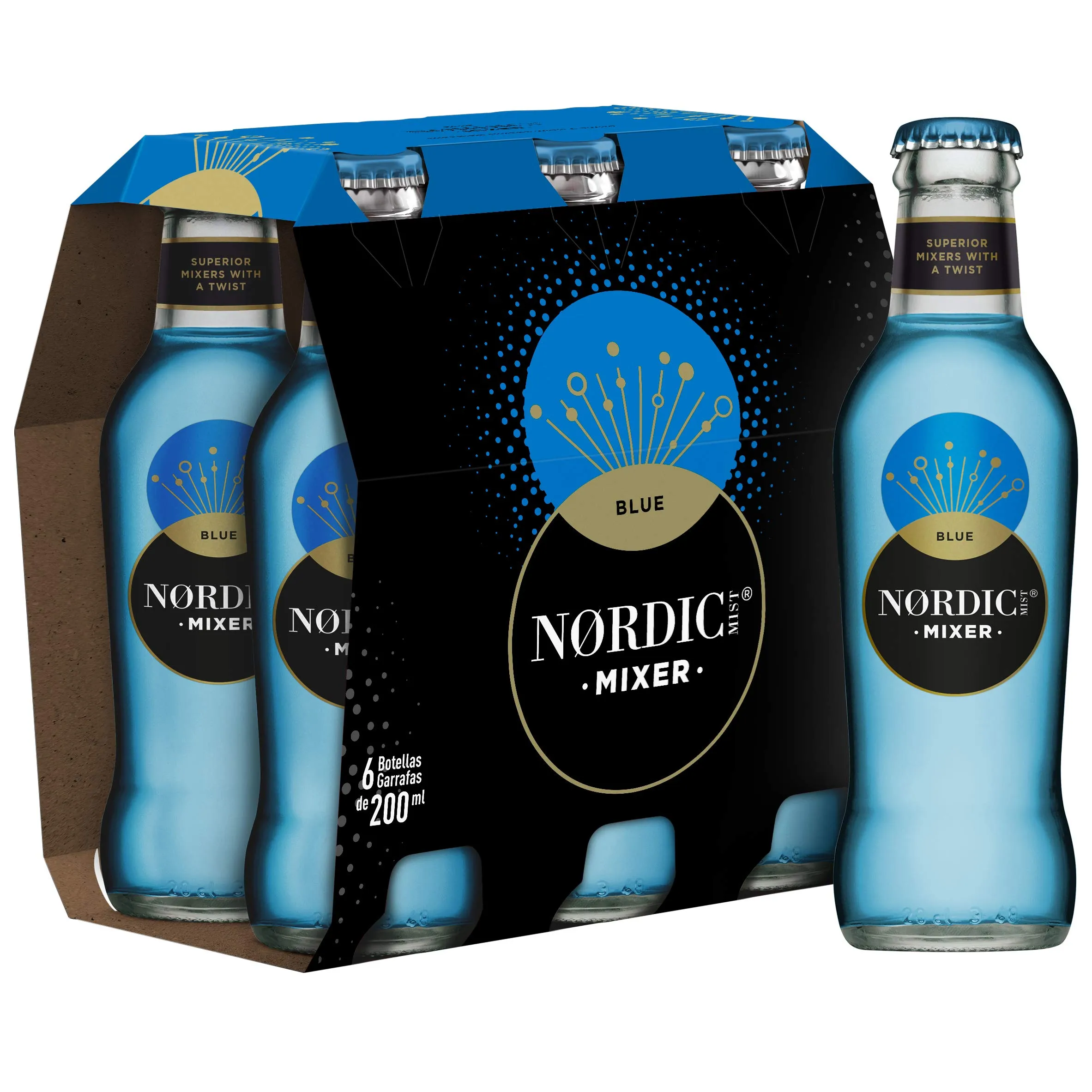 Tónica Nordic Blue Retornable 200 en pack 24