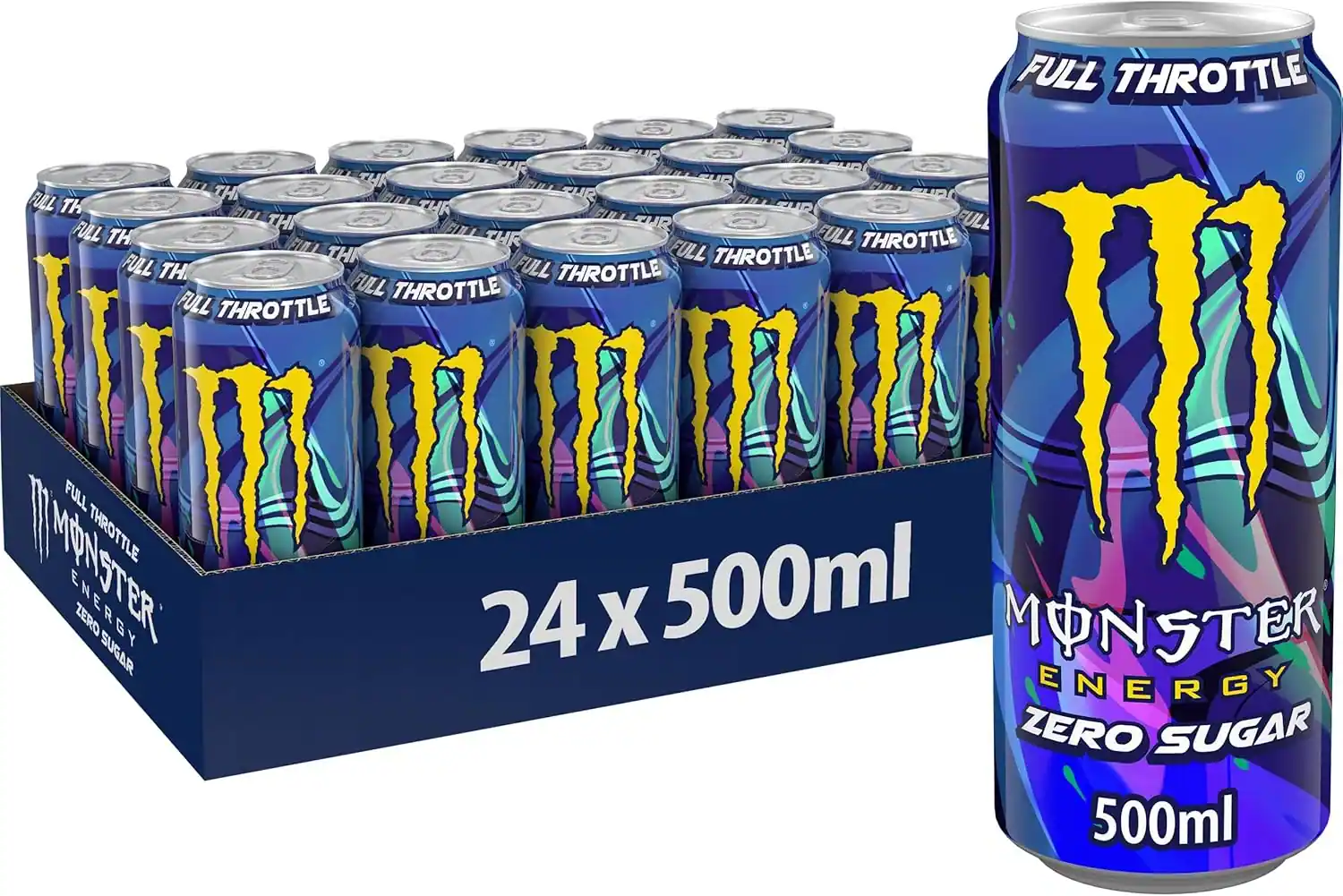 Monster Full Throttle Pack 24 en Botes de 500 ml