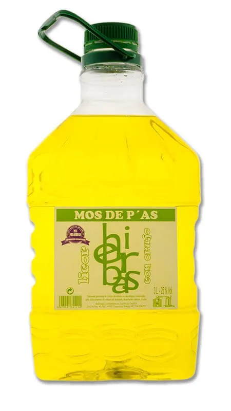Orujo Hierbas Mos de Pas 25Âº en Garrafa 3 l