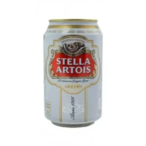 Cerveza Stella Artois 330 en Lata pack 24 Bote