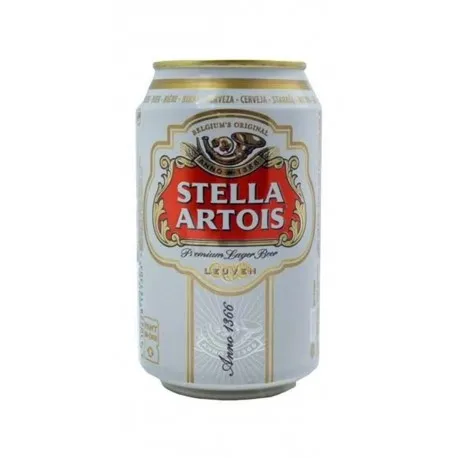 Cerveza Stella Artois 330 en Lata pack 24 Bote
