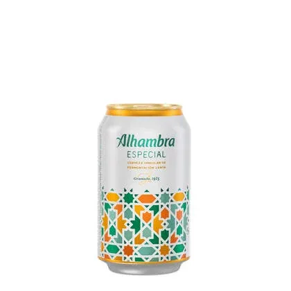 Alhambra Especial en Lata pack 24 Bote Blanco