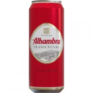 Alhambra Premium en Lata 24 Bote Rojo