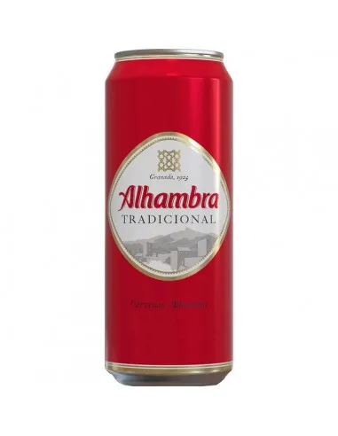 Alhambra Premium en Lata 24 Bote Rojo