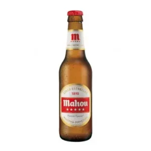 Cerveza Mahou 5 Estrellas 1/4 en pack de 6x4