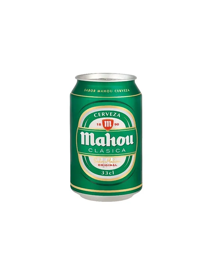 Cerveza Mahou Clásica en Lata pack 24 U 330 ml